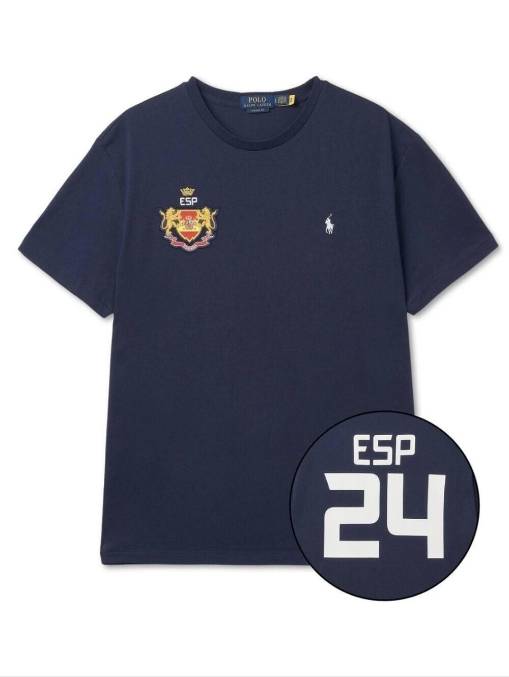 Polo by Ralph Lauren Navy Crest Graphic Short Sleeve Tee